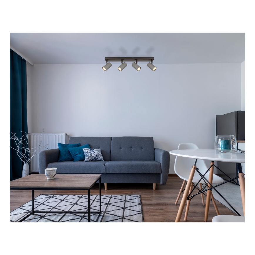 Globo - Φωτιστικό σποτ 4xGU10/25W/230V