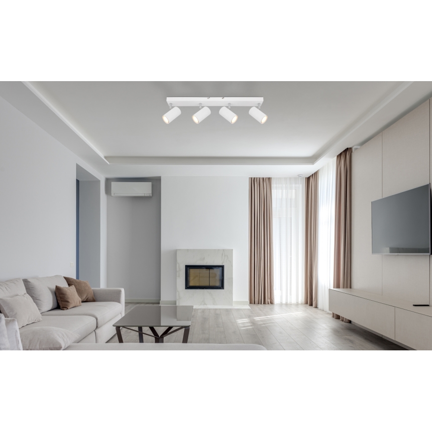 Globo - Σποτ φωτιστικό 4xGU10/35W/230V λευκό