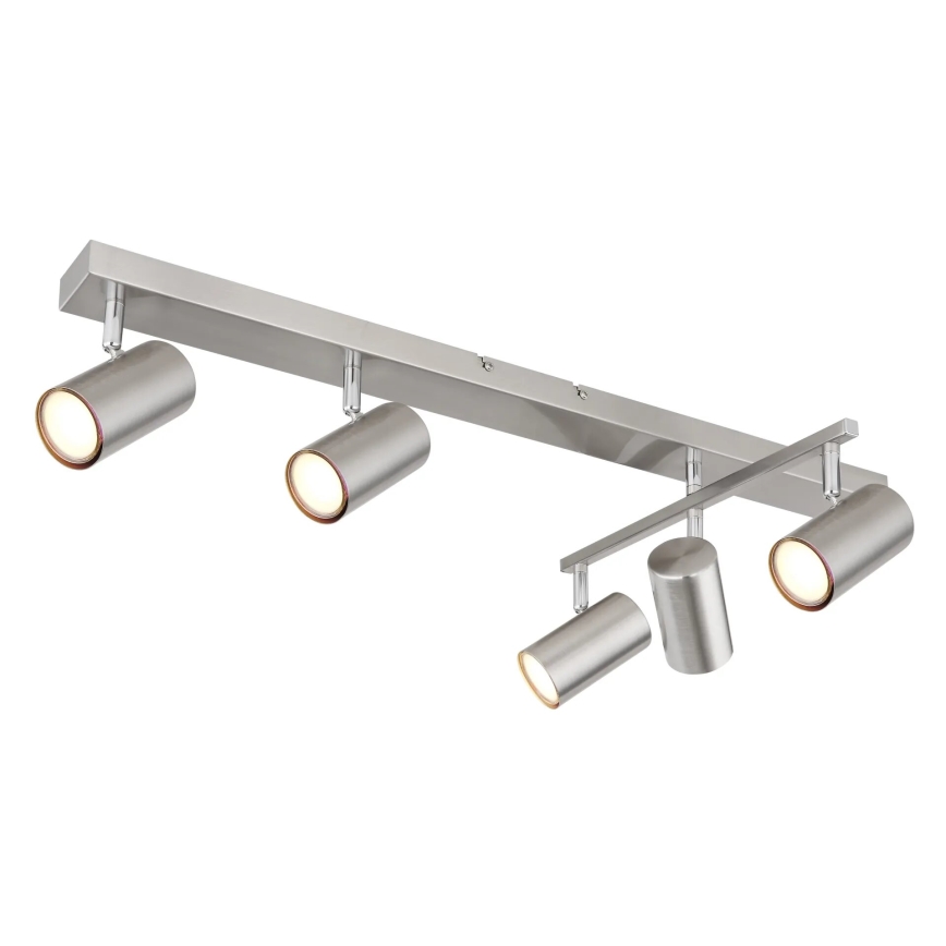 Globo - Φωτιστικό σποτ 5xGU10/35W/230V ματ χρώμιο