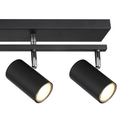 Globo - Φωτιστικό σποτ 5xGU10/35W/230V μαύρο