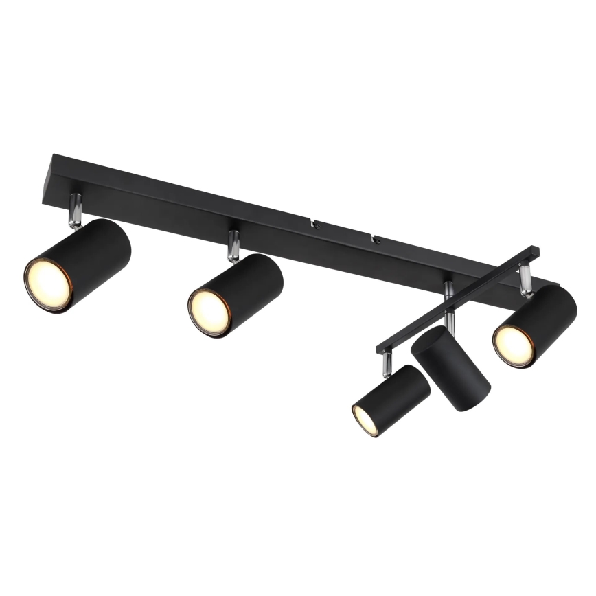 Globo - Φωτιστικό σποτ 5xGU10/35W/230V μαύρο
