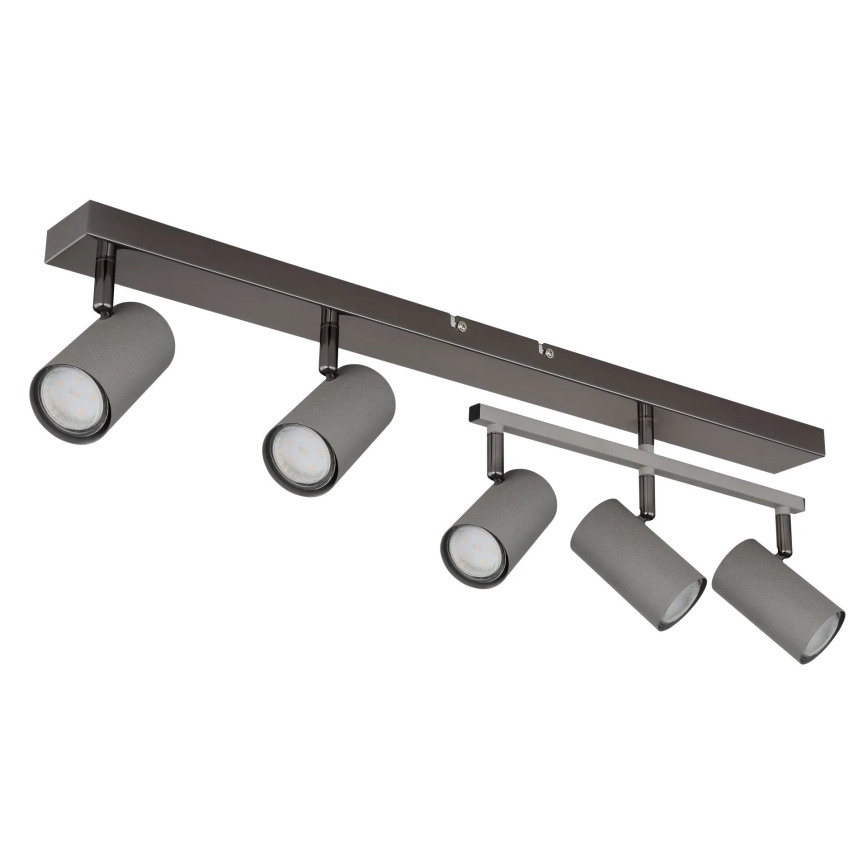 Globo - Φωτιστικό σποτ 5xGU10/35W/230V γκρι