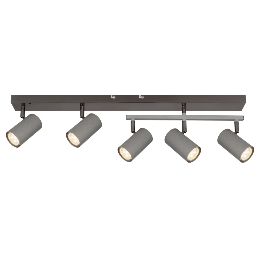 Globo - Φωτιστικό σποτ 5xGU10/35W/230V γκρι