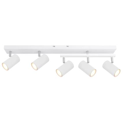Globo - Φωτιστικό σποτ 5xGU10/35W/230V λευκό