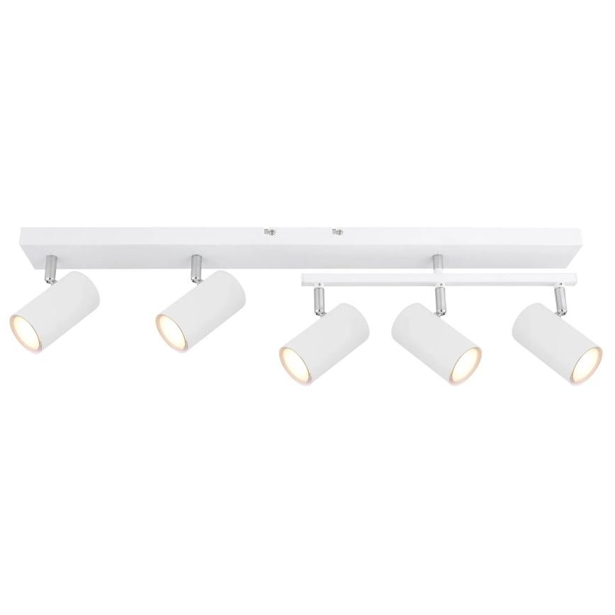 Globo - Φωτιστικό σποτ 5xGU10/35W/230V λευκό