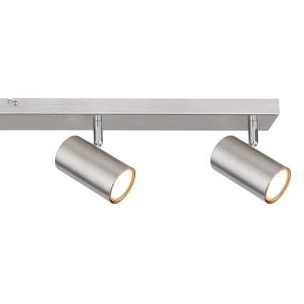 Globo - Φωτιστικό σποτ 6xGU10/35W/230V ματ χρώμιο