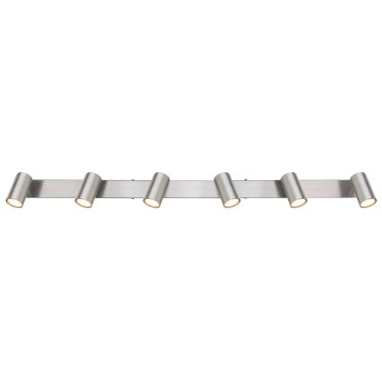 Globo - Φωτιστικό σποτ 6xGU10/35W/230V ματ χρώμιο