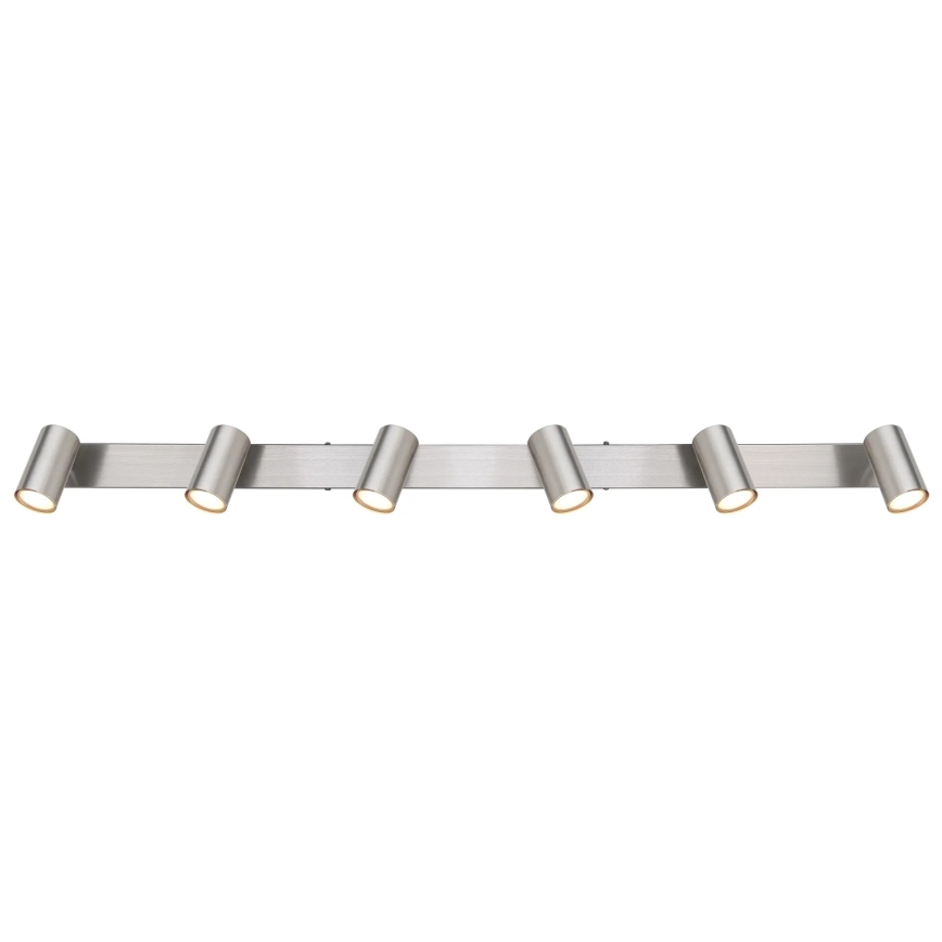 Globo - Φωτιστικό σποτ 6xGU10/35W/230V ματ χρώμιο