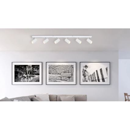 Globo - Φωτιστικό σποτ 6xGU10/35W/230V λευκό
