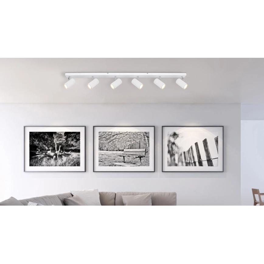Globo - Φωτιστικό σποτ 6xGU10/35W/230V λευκό