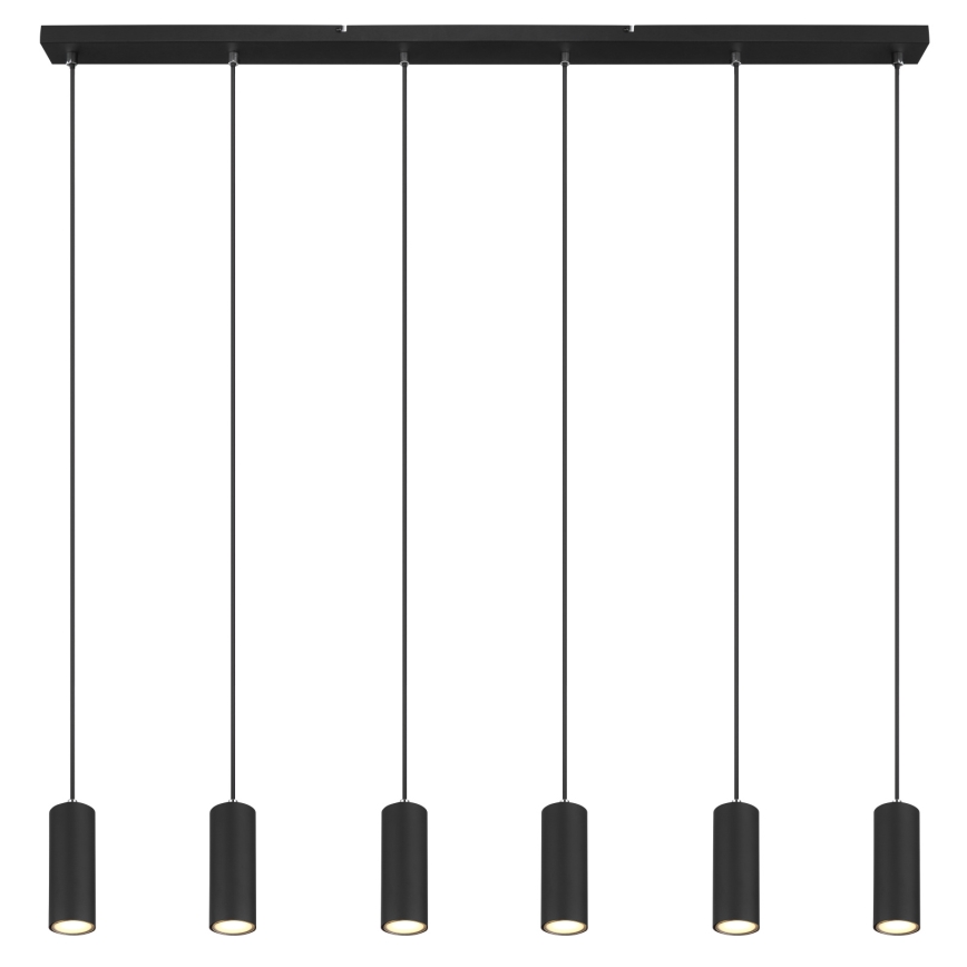 Globo - Κρεμαστό φωτιστικό με καλώδιο 6xGU10/35W/230V
