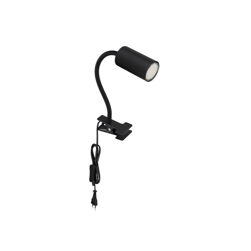 Globo - Εύκαμπτο φωτιστικό με κλιπ 1xGU10/25W/230V μαύρο