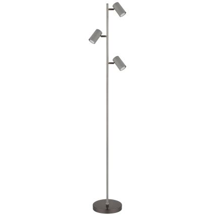 Globo - Επιδαπέδιο φωτιστικό 3xGU10/5W/230V γκρι