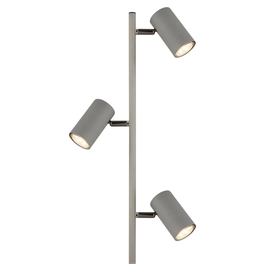 Globo - Επιδαπέδιο φωτιστικό 3xGU10/5W/230V γκρι