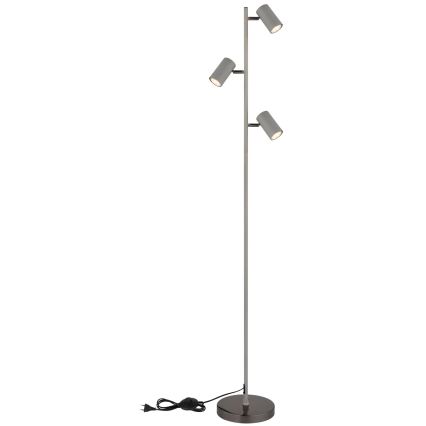 Globo - Επιδαπέδιο φωτιστικό 3xGU10/5W/230V γκρι