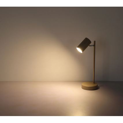Globo - Επιτραπέζιο φωτιστικό 1xGU10/5W/230V μπεζ