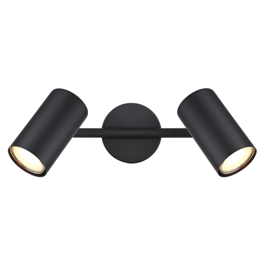 Globo - Φωτιστικό σποτ 2xGU10/25W/230V μαύρο