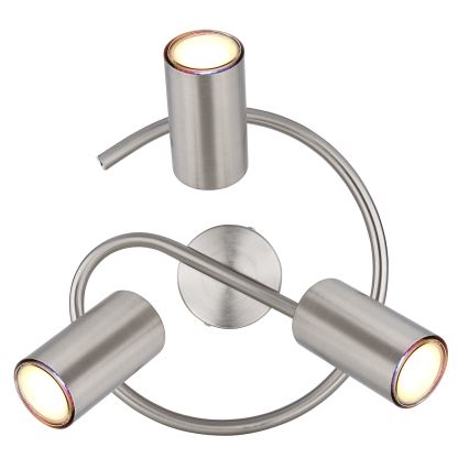 Globo - Φωτιστικό σποτ 3xGU10/25W/230V ματ χρώμιο