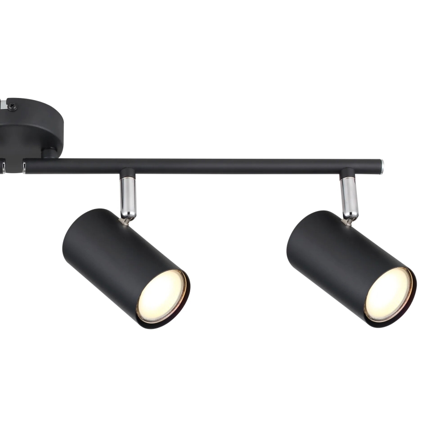 Globo - Φωτιστικό σποτ 4xGU10/25W/230V μαύρο