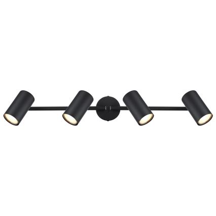 Globo - Φωτιστικό σποτ 4xGU10/25W/230V μαύρο
