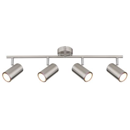 Globo - Φωτιστικό σποτ 4xGU10/25W/230V ματ χρώμιο