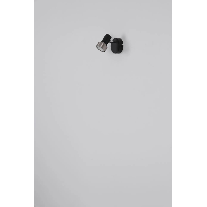 Globo - Σποτ τοίχου 1xGU10/25W/230V μαύρο/χρυσό