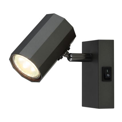 Globo - Προβολέας τοίχου 1xGU10/25W/230V μαύρο