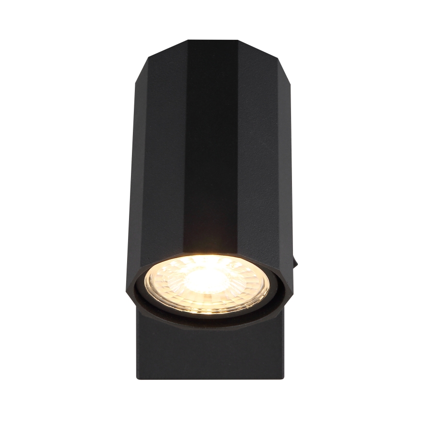 Globo - Σποτ τοίχου 1xGU10/25W/230V μαύρο