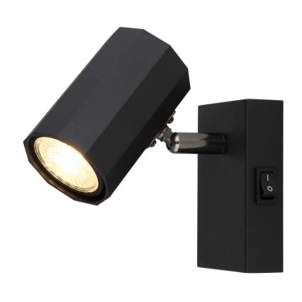 Globo - Σποτ τοίχου 1xGU10/25W/230V μαύρο