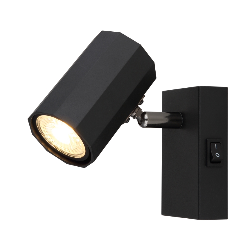 Globo - Σποτ τοίχου 1xGU10/25W/230V μαύρο