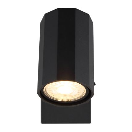 Globo - Σποτ τοίχου 1xGU10/25W/230V μαύρο