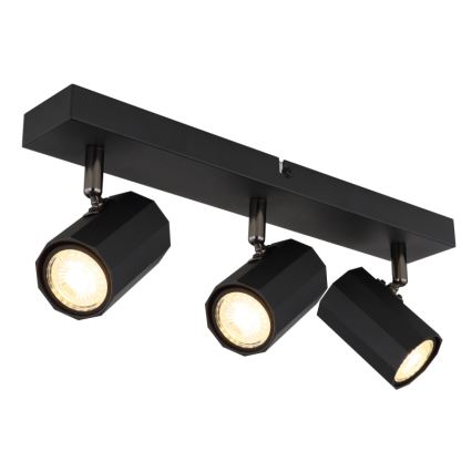 Globo - Φωτιστικό σποτ 3xGU10/25W/230V μαύρο