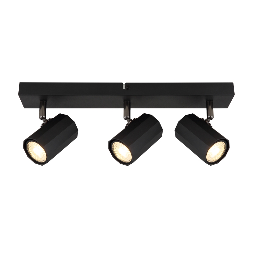 Globo - Φωτιστικό σποτ 3xGU10/25W/230V μαύρο