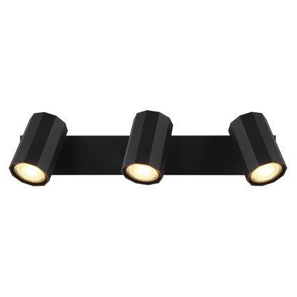 Globo - Φωτιστικό σποτ 3xGU10/25W/230V μαύρο