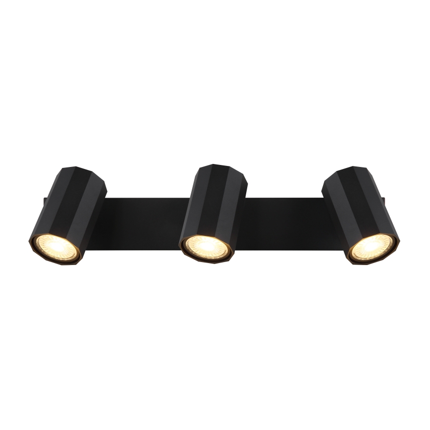 Globo - Φωτιστικό σποτ 3xGU10/25W/230V μαύρο