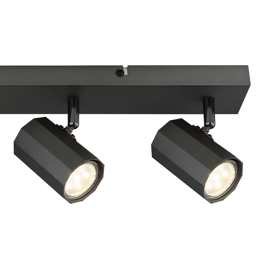 Globo - Φωτιστικό σποτ 4xGU10/25W/230V μαύρο
