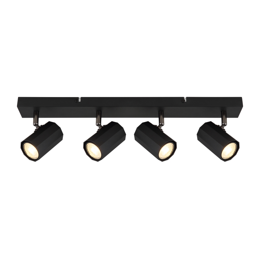 Globo - Φωτιστικό σποτ 4xGU10/25W/230V μαύρο