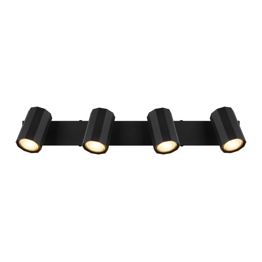 Globo - Φωτιστικό σποτ 4xGU10/25W/230V μαύρο