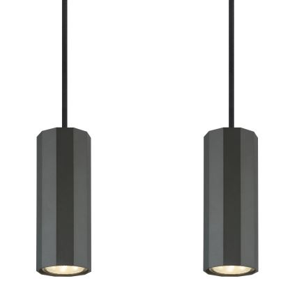 Globo - Κρεμαστό φωτιστικό οροφής 4xGU10/25W/230V μαύρο