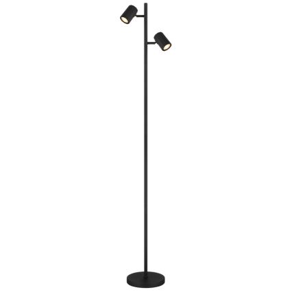 Globo - Επιδαπέδιο φωτιστικό 2xGU10/5W/230V μαύρο