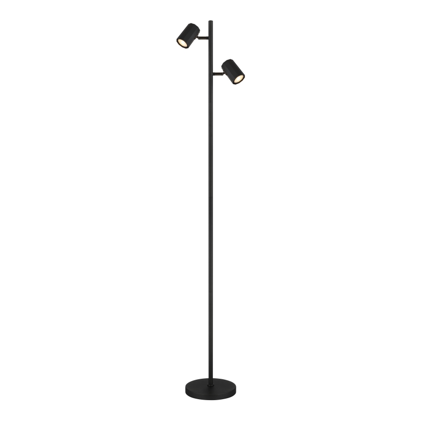 Globo - Επιδαπέδιο φωτιστικό 2xGU10/5W/230V μαύρο