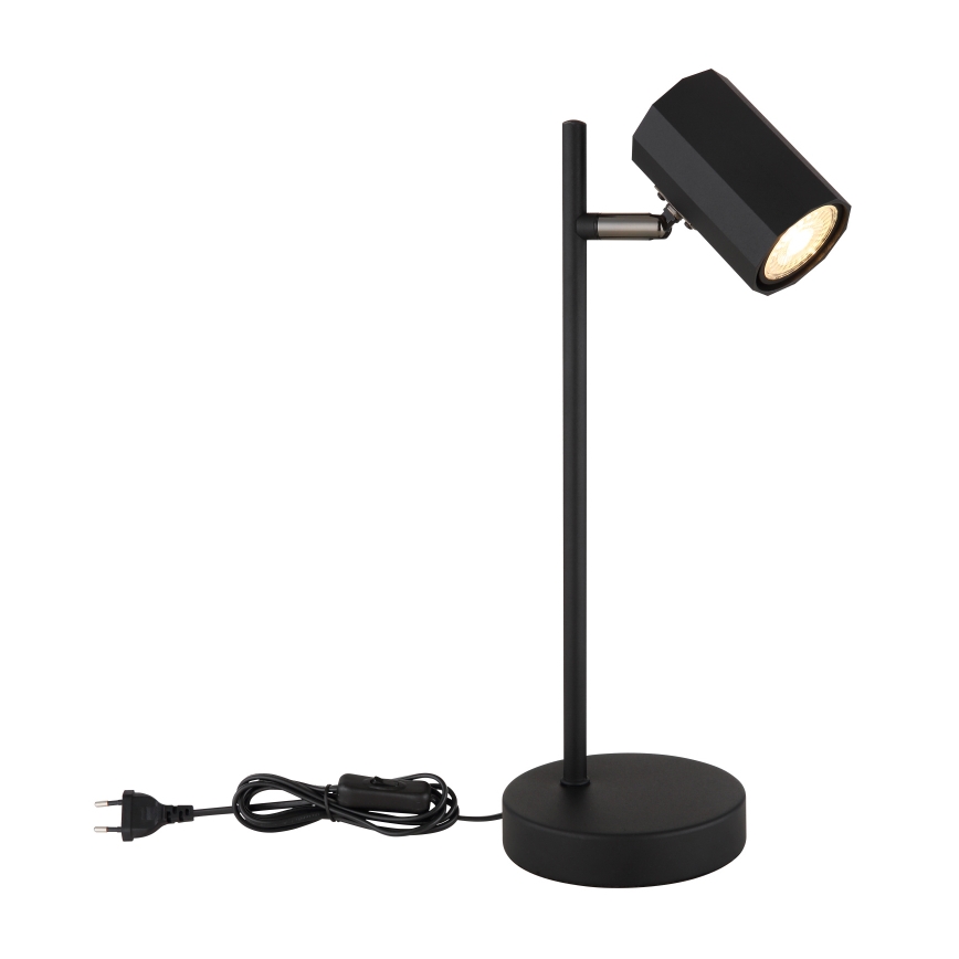 Globo - Eπιτραπέζιο φωτιστικό 1xGU10/5W/230V μαύρο