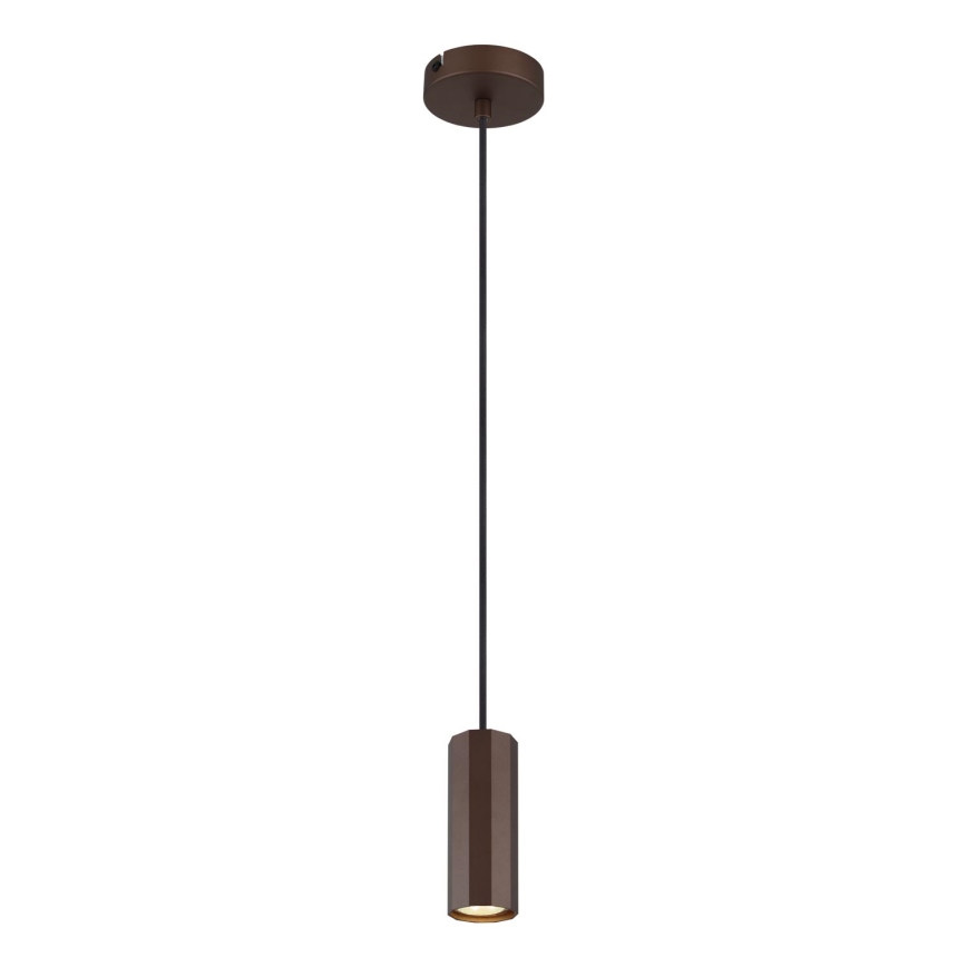 Globo - Κρεμαστό φωτιστικό οροφής 1xGU10/25W/230V καφέ