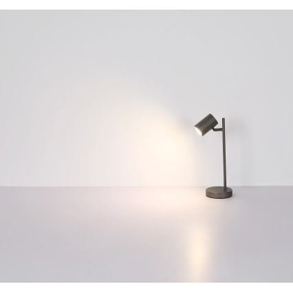 Globo - Eπιτραπέζιο φωτιστικό 1xGU10/5W/230V καφέ