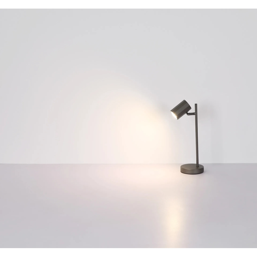 Globo - Eπιτραπέζιο φωτιστικό 1xGU10/5W/230V καφέ