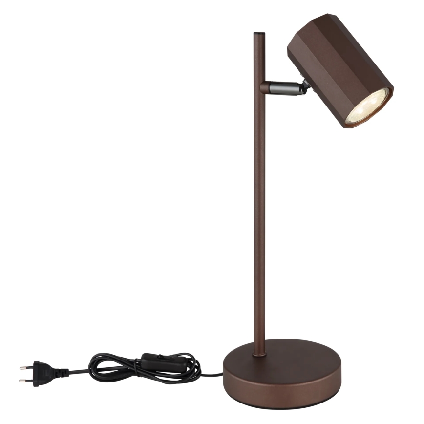 Globo - Eπιτραπέζιο φωτιστικό 1xGU10/5W/230V καφέ