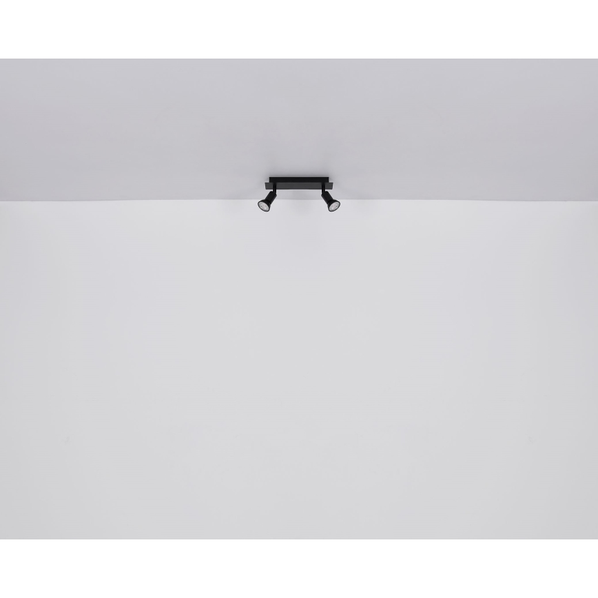 Globo - Φωτιστικό σποτ 2xGU10/35W/230V μαύρο