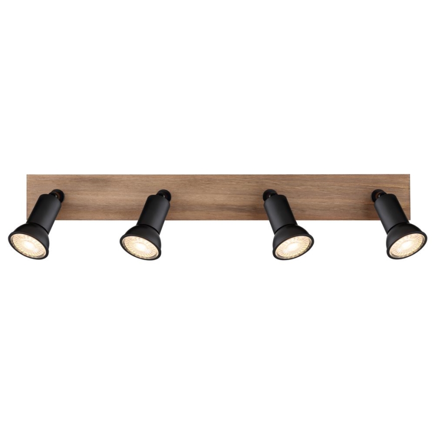 Globo - Σποτ φωτιστικό 4xGU10/35W/230V ξύλο/μέταλλο