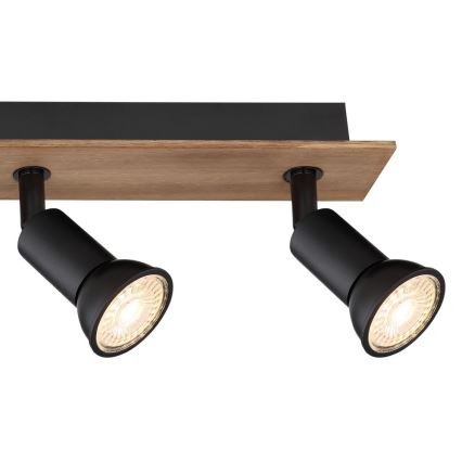 Globo - Σποτ φωτιστικό 4xGU10/35W/230V ξύλο/μέταλλο
