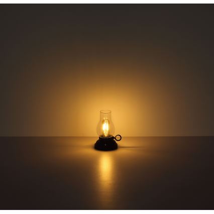 Globo - Επιτραπέζιο LED φωτιστικό αφής με ρυθμιζόμενη ένταση, επαναφορτιζόμενο LED/1W/3,7V 1200 mAh ματ χρώμιο